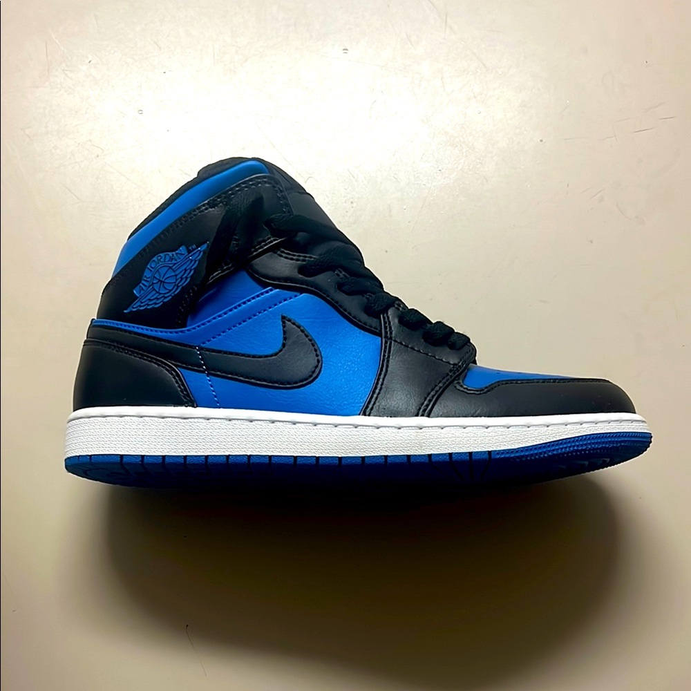 Nike Blue and Black High-Top Sneakers